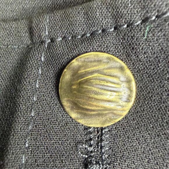 ZARA WOMAN Black Trousers High Waist Flared Leg Career Pants Size L (W: 34 L:34) - Picture 14 of 15